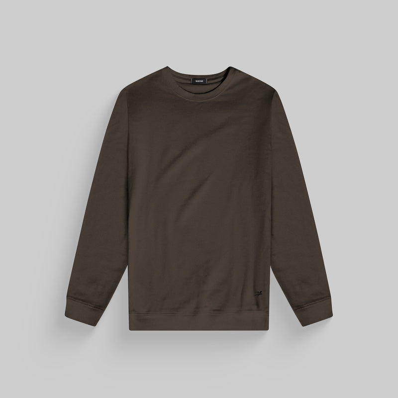 Cumulus Crew Pullover - Umber